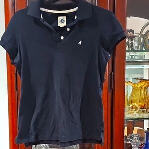 Old Navy Black Polo Shirt  Cap sleeves size small